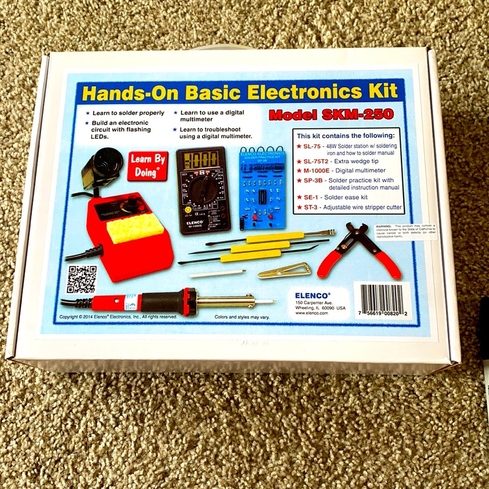 Brand New-Unopened-Hands On Basic Electronics Kit